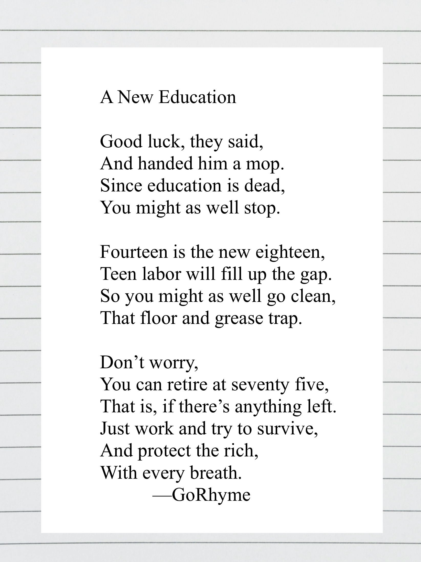 Poetry by Kelly Gray